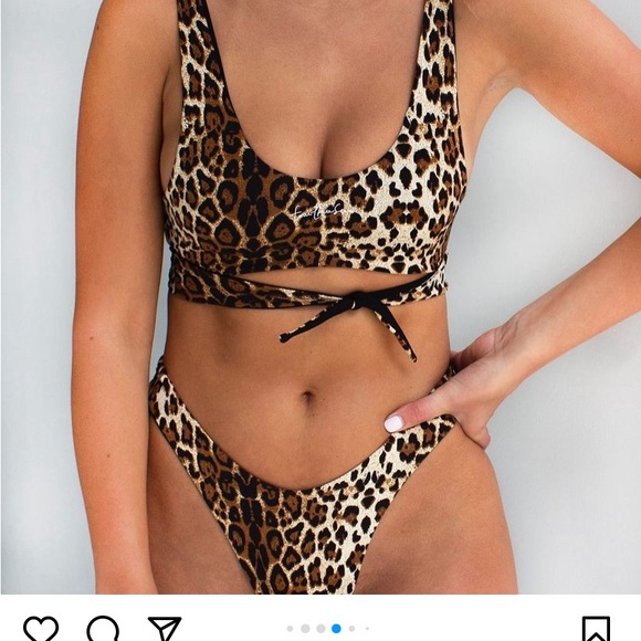 437 Kenzie bottoms in leopard - Picture 7 of 8